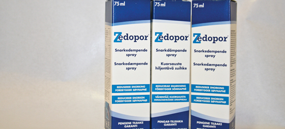 Zedopor – Nytt anti-snarkmedel helt utan besvär