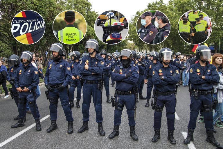Spaniens många polisstyrkor