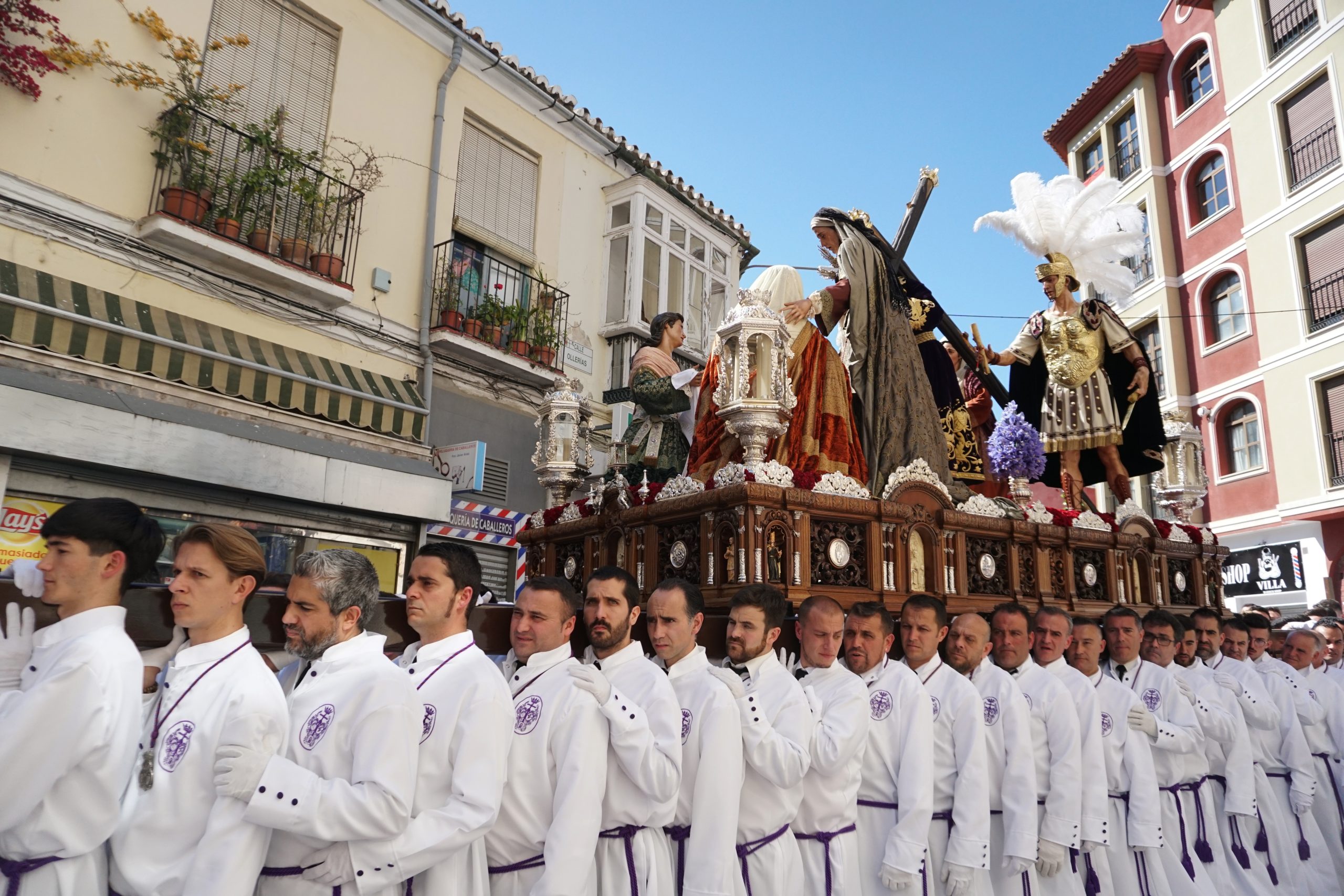 Malaga,,Spain,-,4/14/2019:,Holy,Week,(semana,Santa),Is,Underway