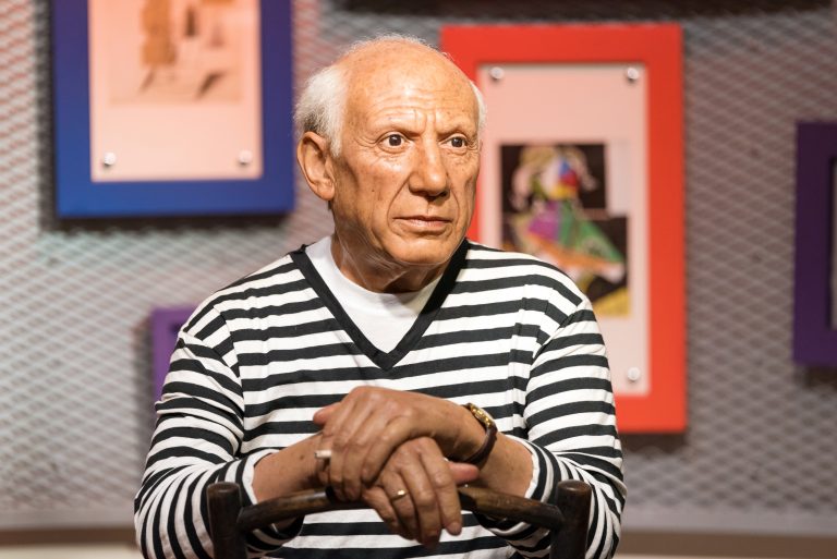 Bangkok,-,Jan,29:,A,Waxwork,Of,Pablo,Picasso,On