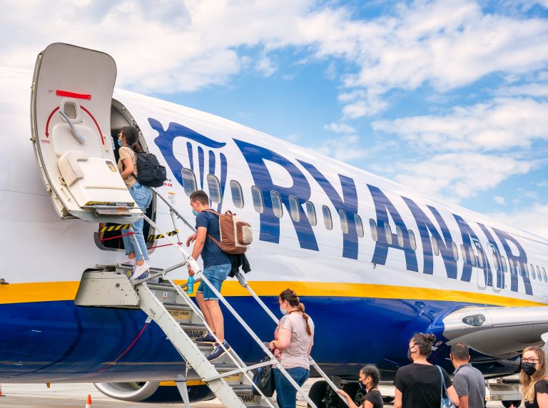 Ryanairs utökade flygtidtabell
