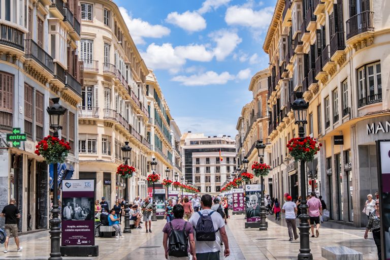 Huvudgatan i Málaga en av de dyraste adresserna i Spanien
