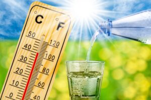 Varning: Temperaturer upp till 40 grader
