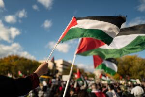 Massprotester mot Israel stoppade Vuelta-finalen