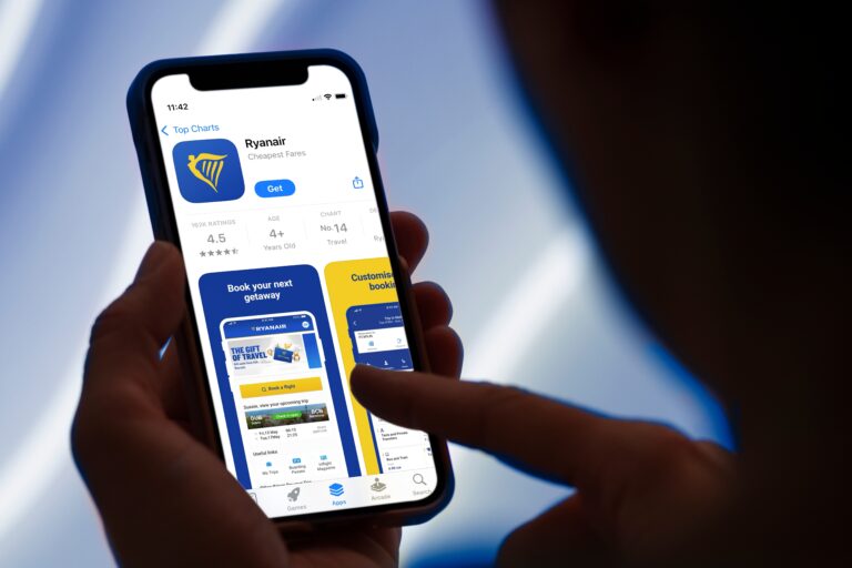 Ryanair 100 % digitalt på Málaga flygplats